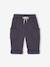 Fleece-lined trousers for baby boys anthracite+olive 