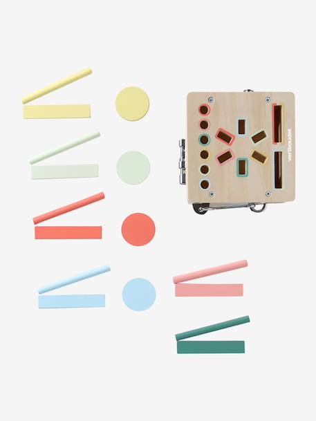 Wooden shape and colour sorting game FSC® 100% wood 