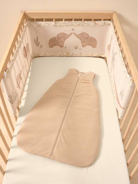 BABYLONE Breathable cot bumper white 