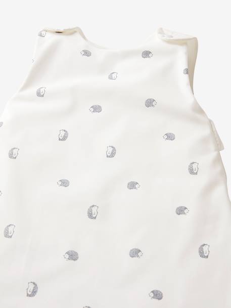 Sleeveless Summer Baby Sleep Bag, Organic Collection, LOVELY NATURE White/Print 