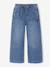 Wide-leg trousers for girls medium blue 
