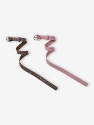 -Pack of 2 polyester belts for girls