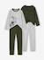 Pack of 2 pyjamas for boys fir green 
