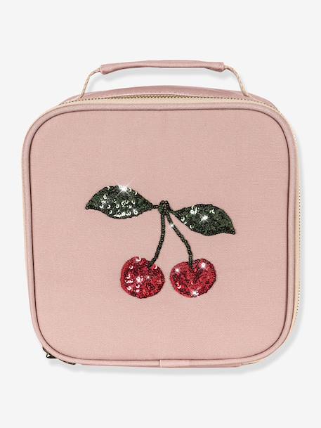 Insulated lunch bag by KONGES SLOJD blue+rose 