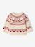 Long-sleeved jumper for baby girls vanilla 