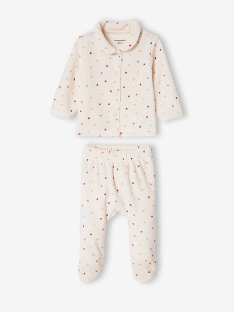 Pack of 2 pyjamas for baby rosy 