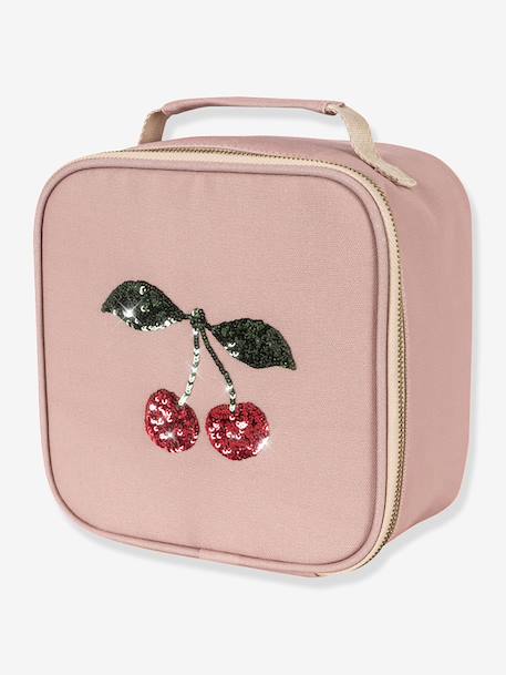 Insulated lunch bag by KONGES SLOJD blue+rose 