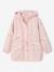 Hooded Raincoat with Magical Motifs for Girls blush+GREEN MEDIUM ALL OVER PRINTED+pale pink+rose+sky blue 