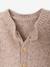 Knit playsuit and comforter set for newborn marl beige 