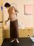 Maternity maxi skirt caramel 