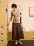 Maternity maxi skirt caramel 