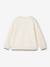 Crew neck sweatshirt for boys ecru 