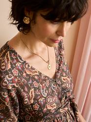Maternity-Maternity long-sleeved dress