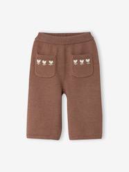 Knit trousers for baby girls