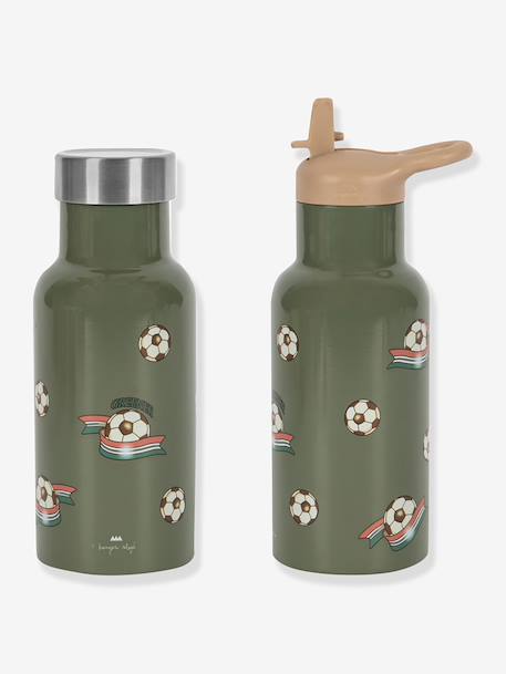 Insulated bottle by KONGES SLOJD blue+green+rose 