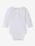Long-sleeved baby vest with embroidered collar by CYRILLUS white 