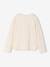 Long-sleeved T-shirt with rhinestone detail for girls ecru 