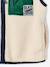 Sleeveless sherpa cardigan for boys caramel+ecru 