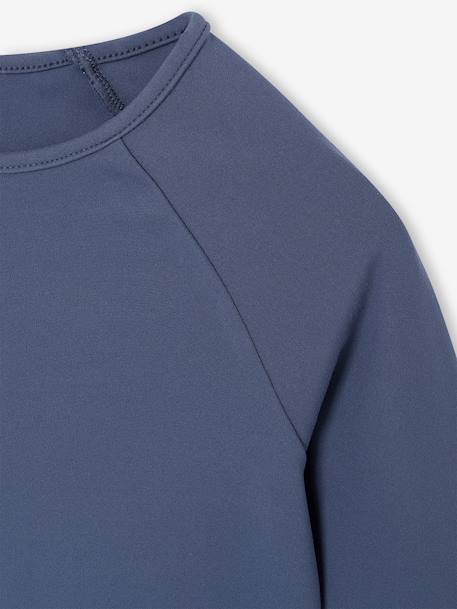 Technical long-sleeved T-shirt for girls medium blue 