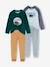Pack of 2 pyjamas for boys set blue 