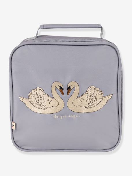 Insulated lunch bag by KONGES SLOJD blue+rose 