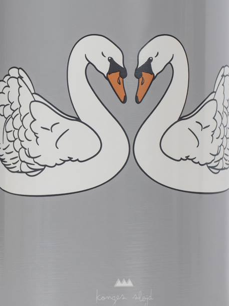 Insulated bottle by KONGES SLOJD blue+green+rose 