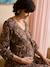 Maternity long-sleeved dress black 