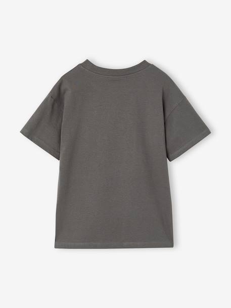 Short-sleeved T-shirt for boys by Minecraft mouse grey 