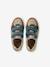 Leather trainers with touch-fastening straps for boys set brown 