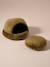 Velvet cat cocoon basket bronze 
