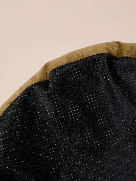 Velvet cat cocoon basket bronze 