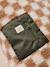 Fleece dog coat beige+chequered brown+khaki 