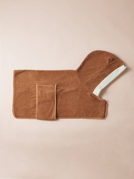 Dog cotton bath cape cappuccino 
