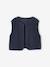 Dress and gilet set for girls slate blue 