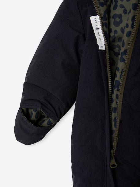 Reversible snowsuit khaki 