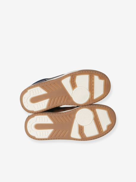 High Top Lace-Up Trainers with Zip, for Boys brown 