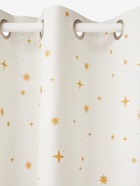 Starry Opaque Curtain White/Print 