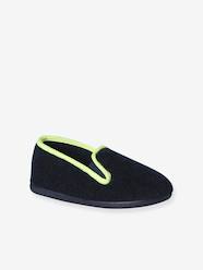 Shoes-Elasticated Velour Slippers for Children