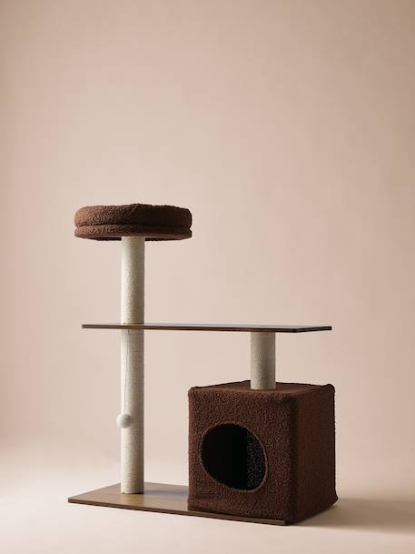 Wooden cat tree chocolate 