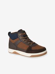 -High Top Lace-Up Trainers with Zip, for Boys