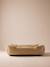 Quilted pet basket FAMILY clay beige+hazel+striped white 