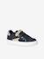 Trainers with Leather Hook-&-Loop Straps for Children ecru+navy blue+printed white+set white 