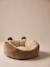 Quilted pet basket FAMILY caramel+printed brown 