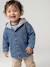 Hooded Denim Shirt for Babies stone 