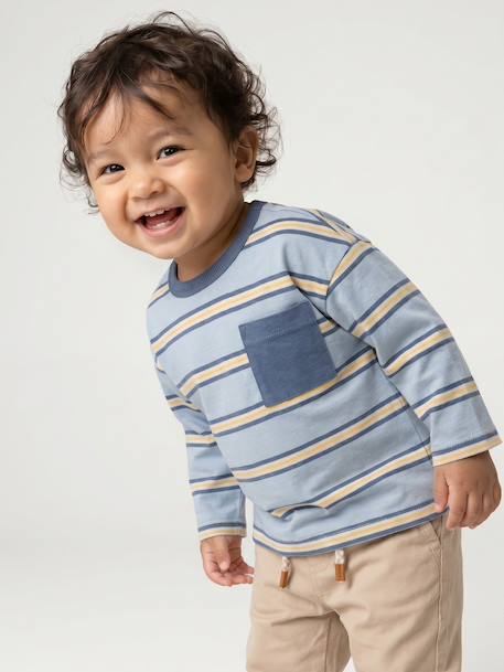 Long-sleeved T-shirt for baby sky blue 