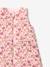 Sleeveless cotton gauze baby sleep bag printed pink 