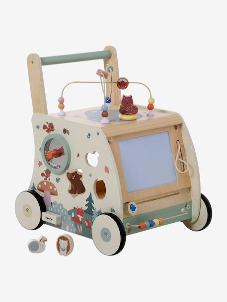 FSC 100% wooden pushchair by HAPPY FOREST wood 