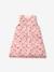 Sleeveless cotton gauze baby sleep bag printed pink 