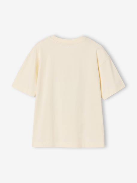 Short-sleeved T-shirt for boys ecru 