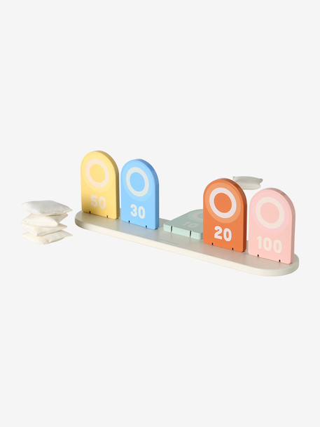 FSC 100% wooden bean bag toss game multicoloured 